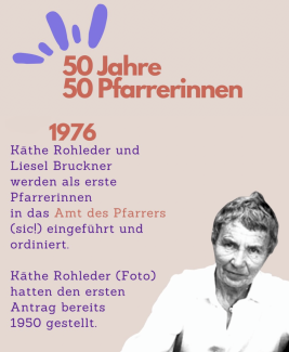 50 Jahre Pfarrerinnen