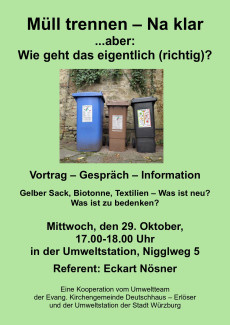 Vortrag Abfalltrennung