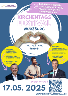 1. Kirchentagsfestival in Würzburg 2025